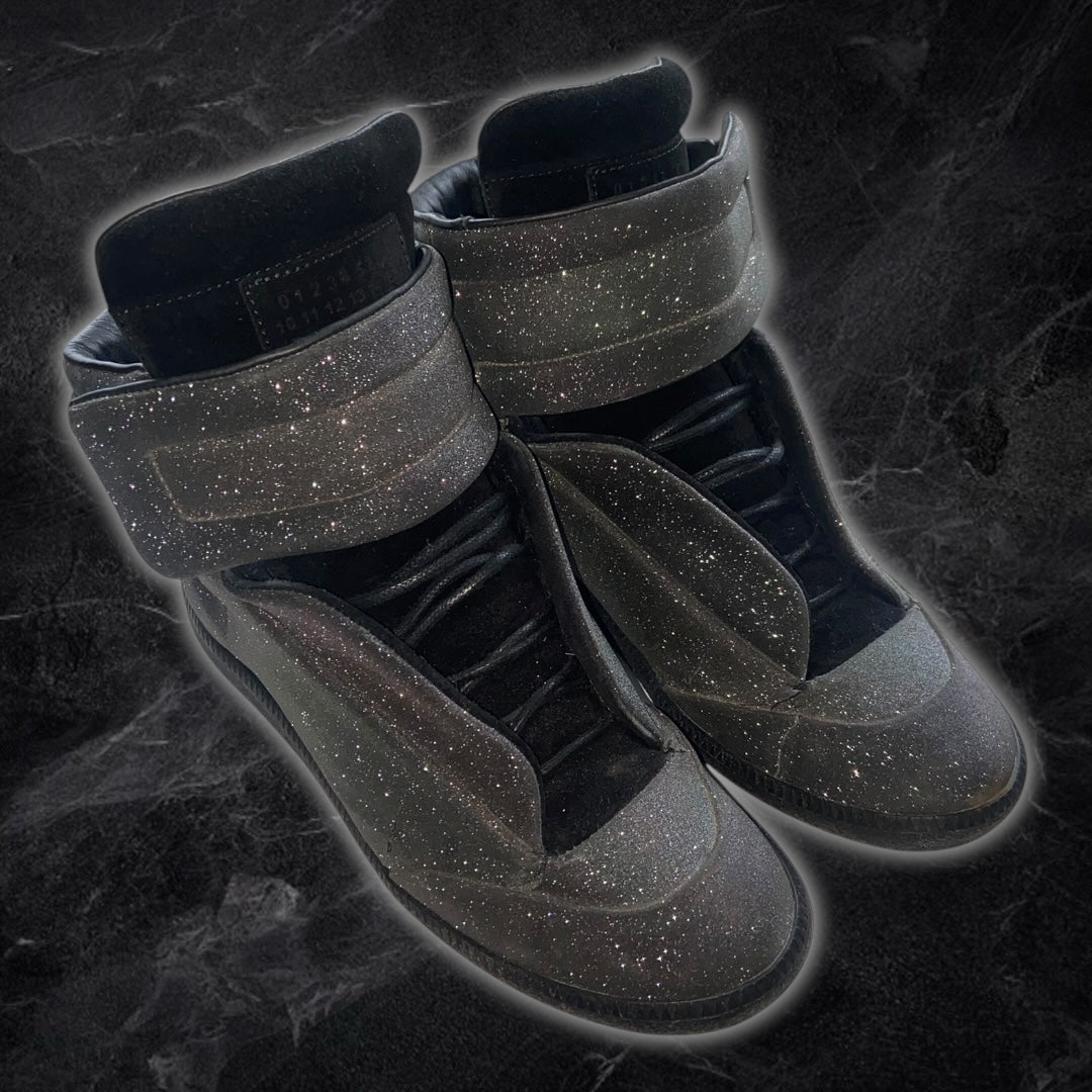 Black Glitter Margiela Futures