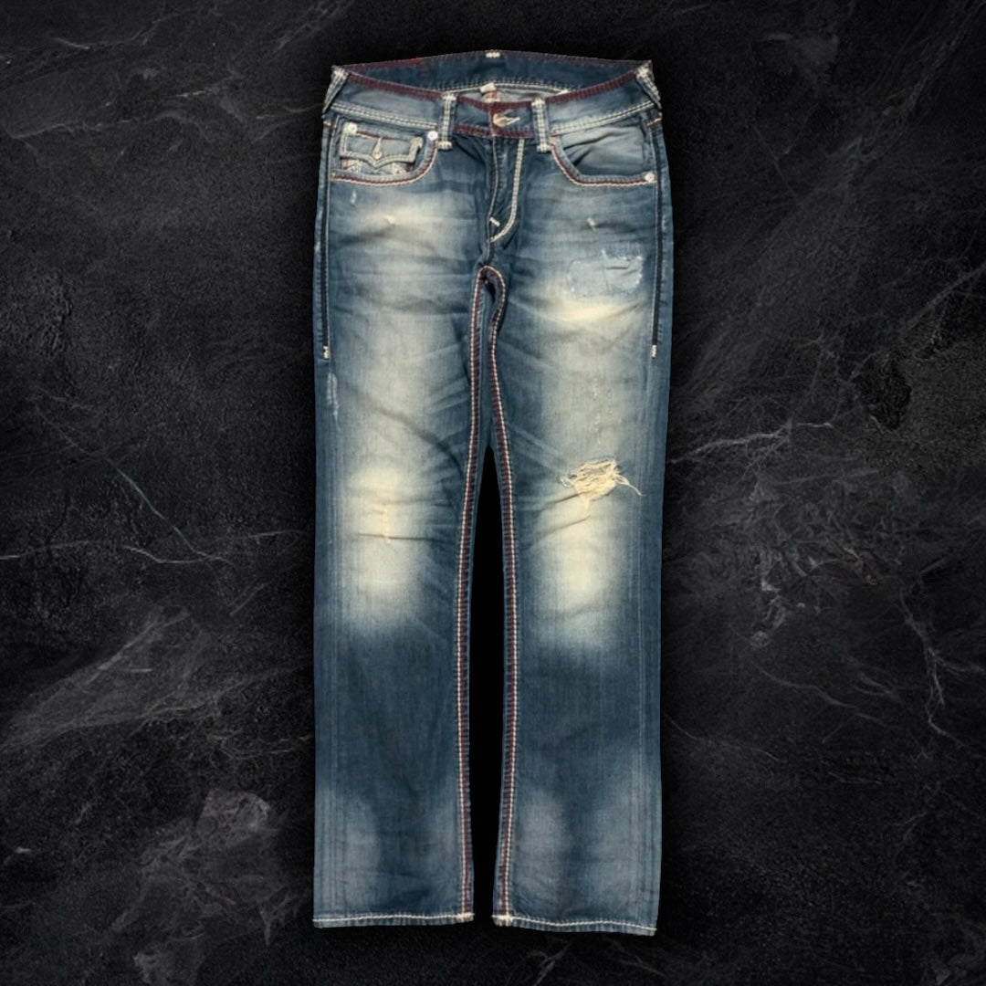 True Religion “Ricky” Mega QT Stitch Jeans