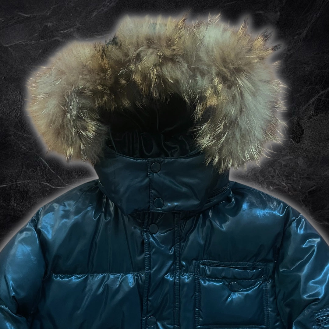 Crazy Japanese Brand x Moncler style fur hooded puffer
