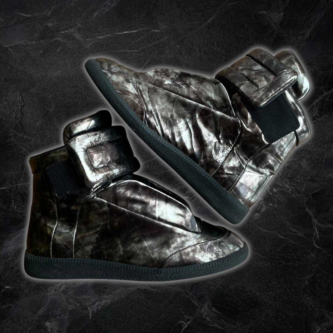 2016 Maison Margiela Future “Metallic Gunmetal” High Tops