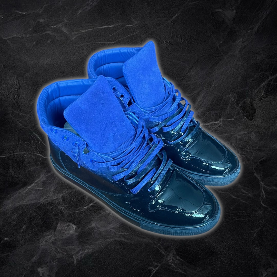 Balenciaga Gradient High Tops in “Bottega Veneta Blue”