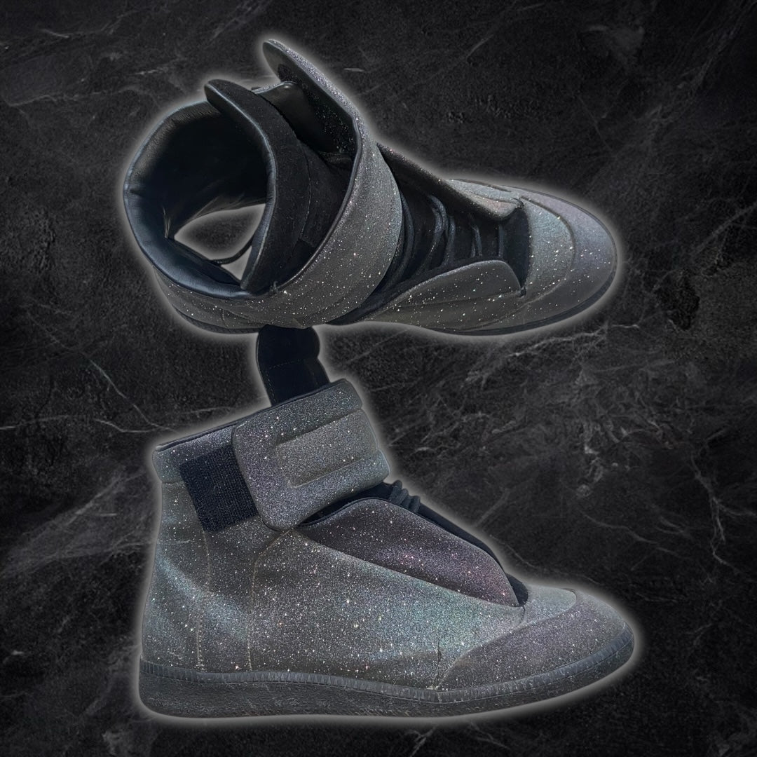 Black Glitter Margiela Futures