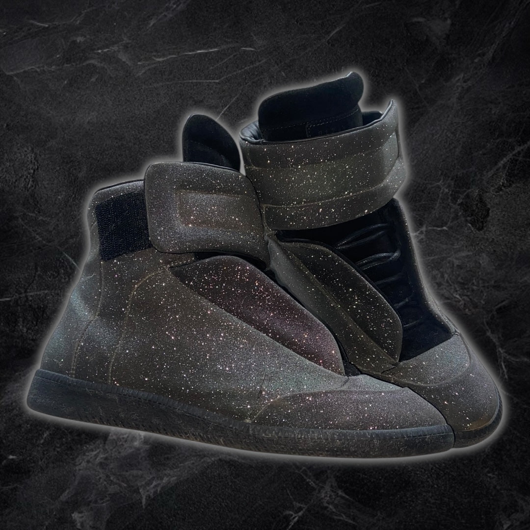 Black Glitter Margiela Futures