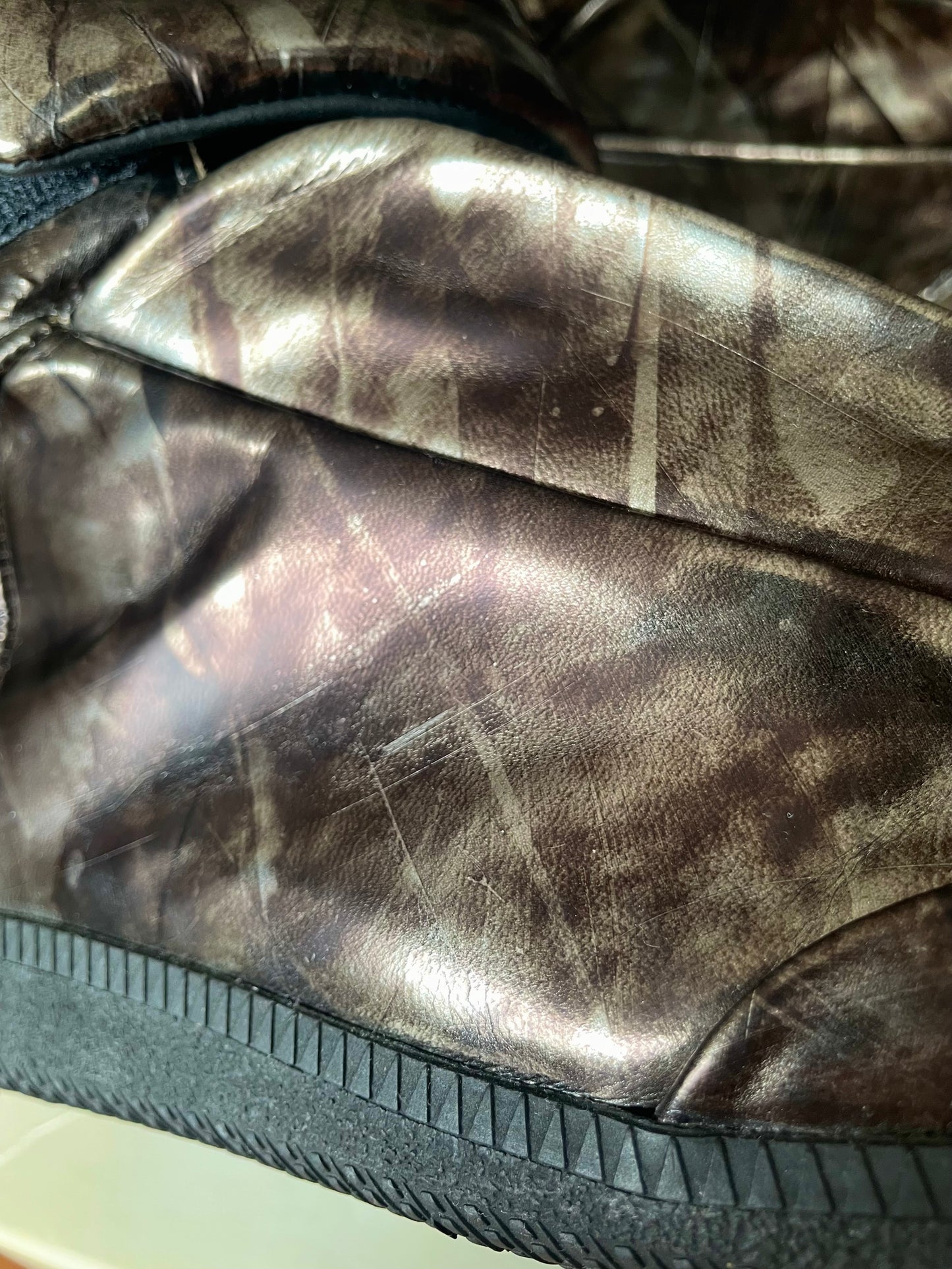 2016 Maison Margiela Future “Metallic Gunmetal” High Tops