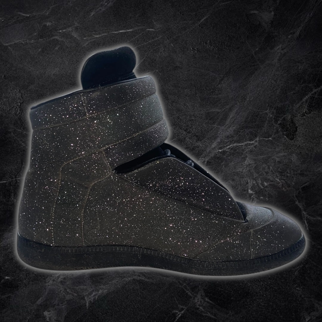 Black Glitter Margiela Futures