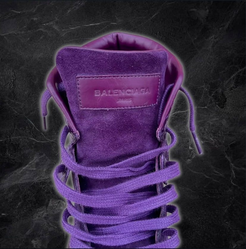 Balenciaga “Croc” High Tops (Purple)