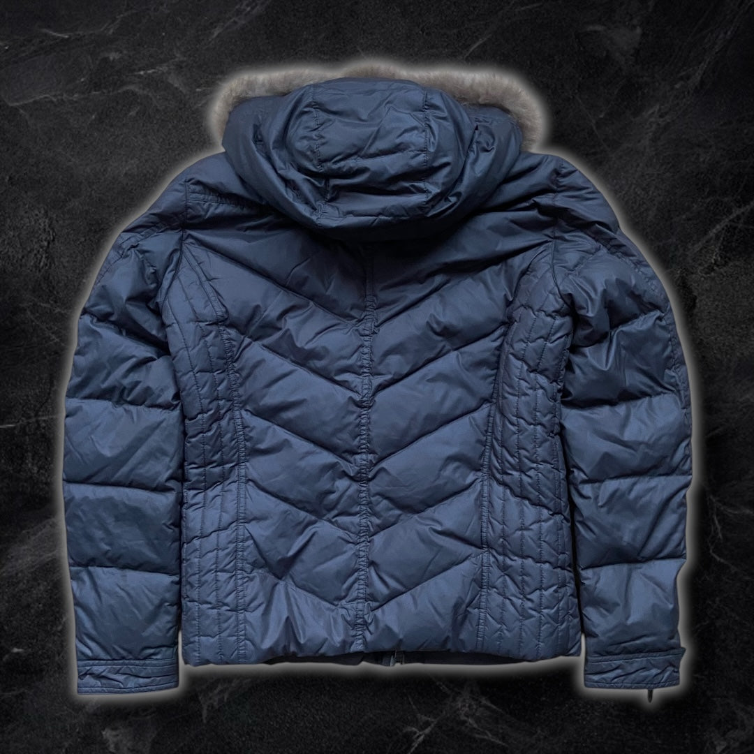 Japanese branded grey puffer jacket