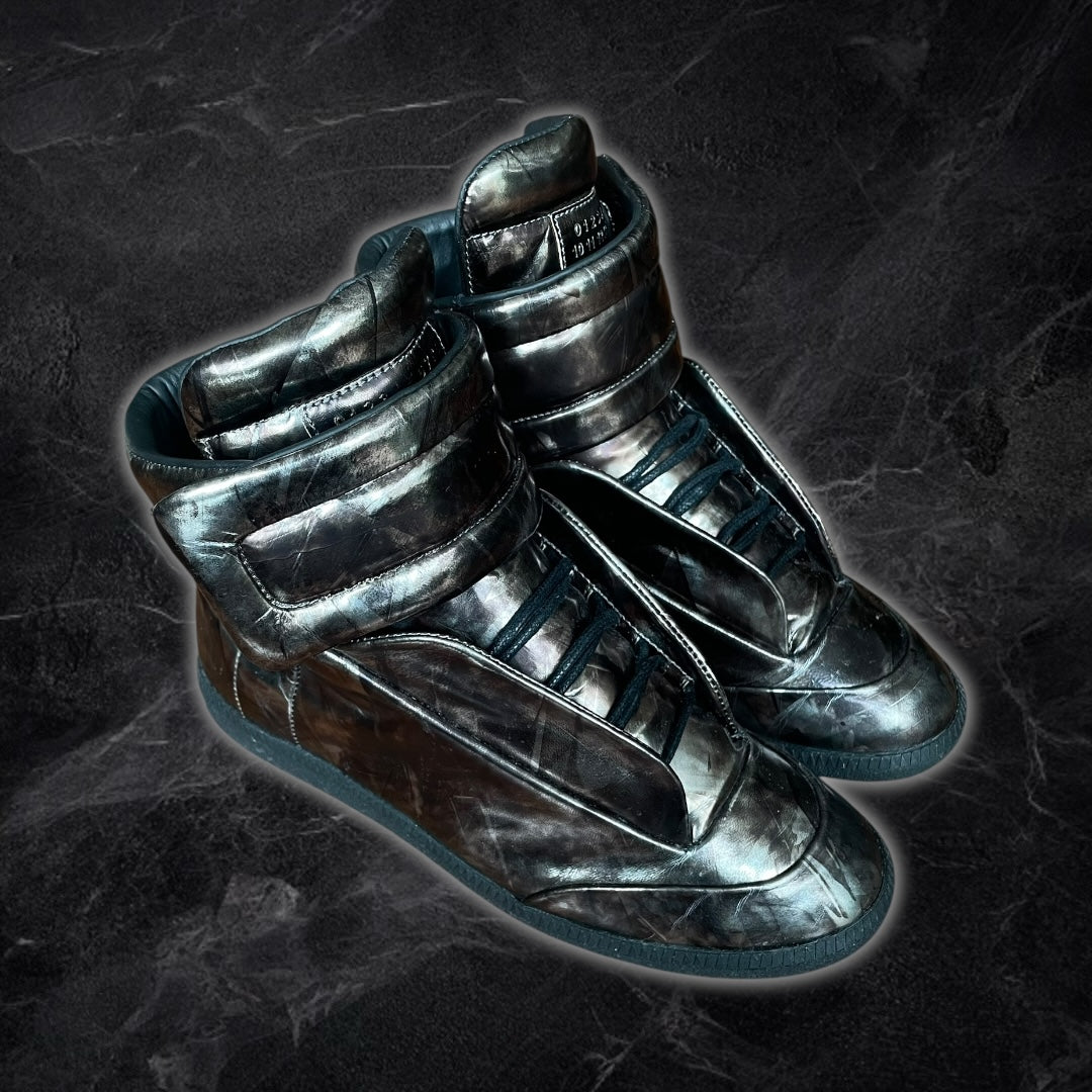 2016 Maison Margiela Future “Metallic Gunmetal” High Tops