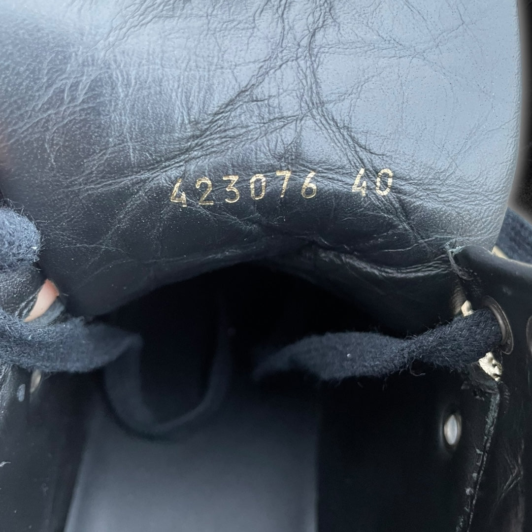 Balenciaga “Croc” High Tops (Black)