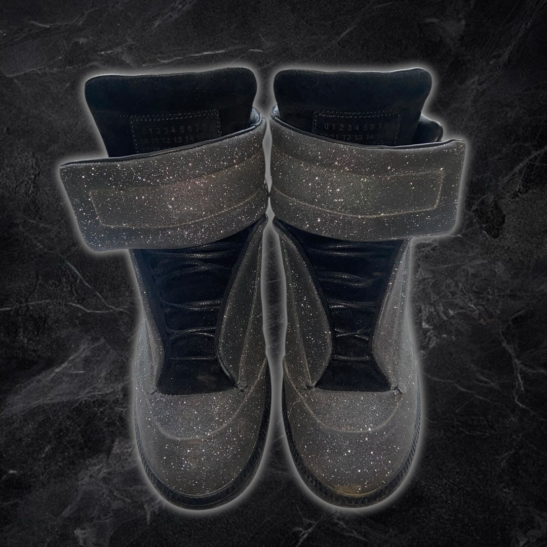 Black Glitter Margiela Futures