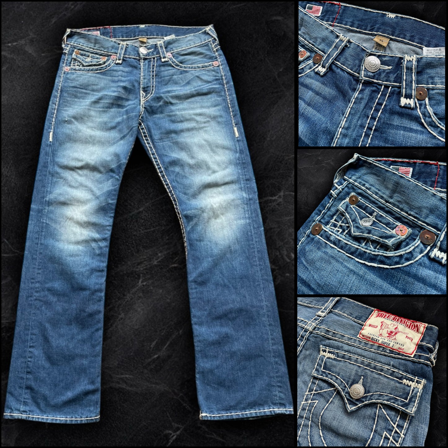 True Religion “Ricky Super T” Jeans