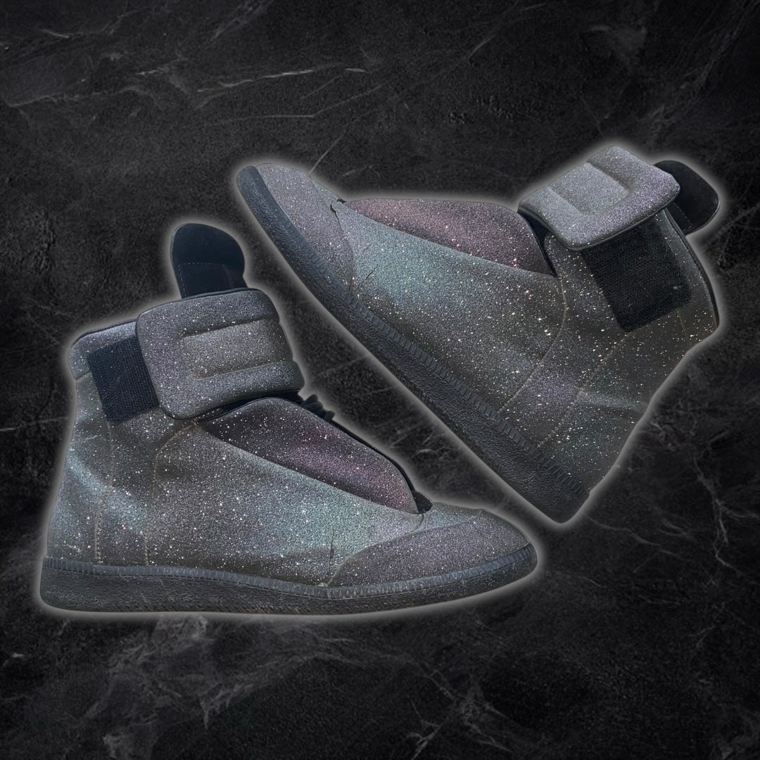 Black Glitter Margiela Futures