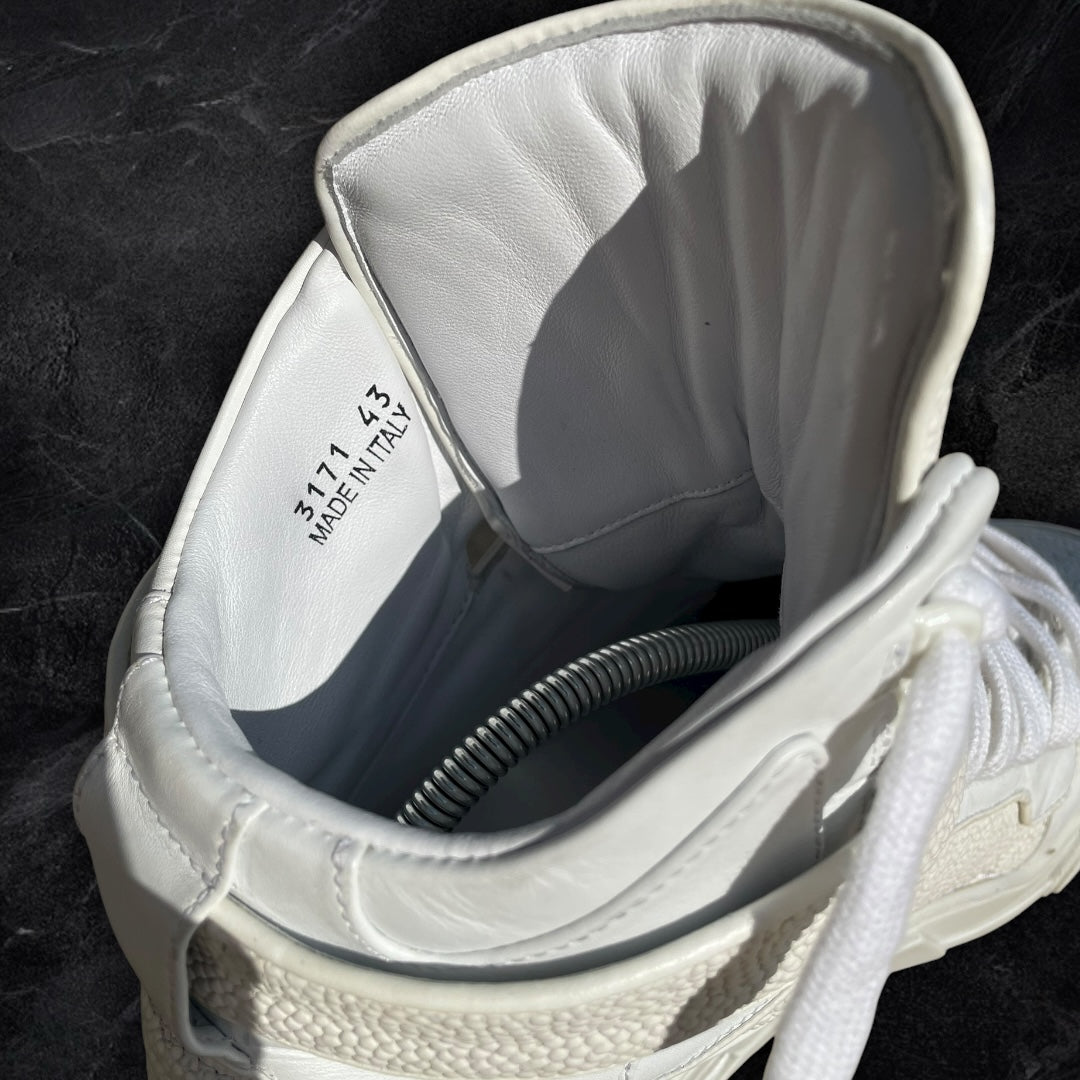 Givenchy “Exotic Leather” Tyson High Tops (White)
