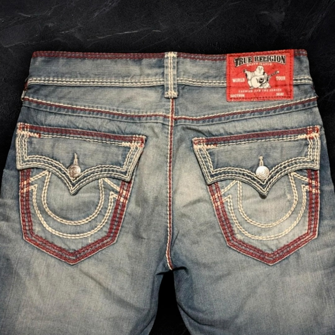 True Religion “Ricky” Mega QT Stitch Jeans