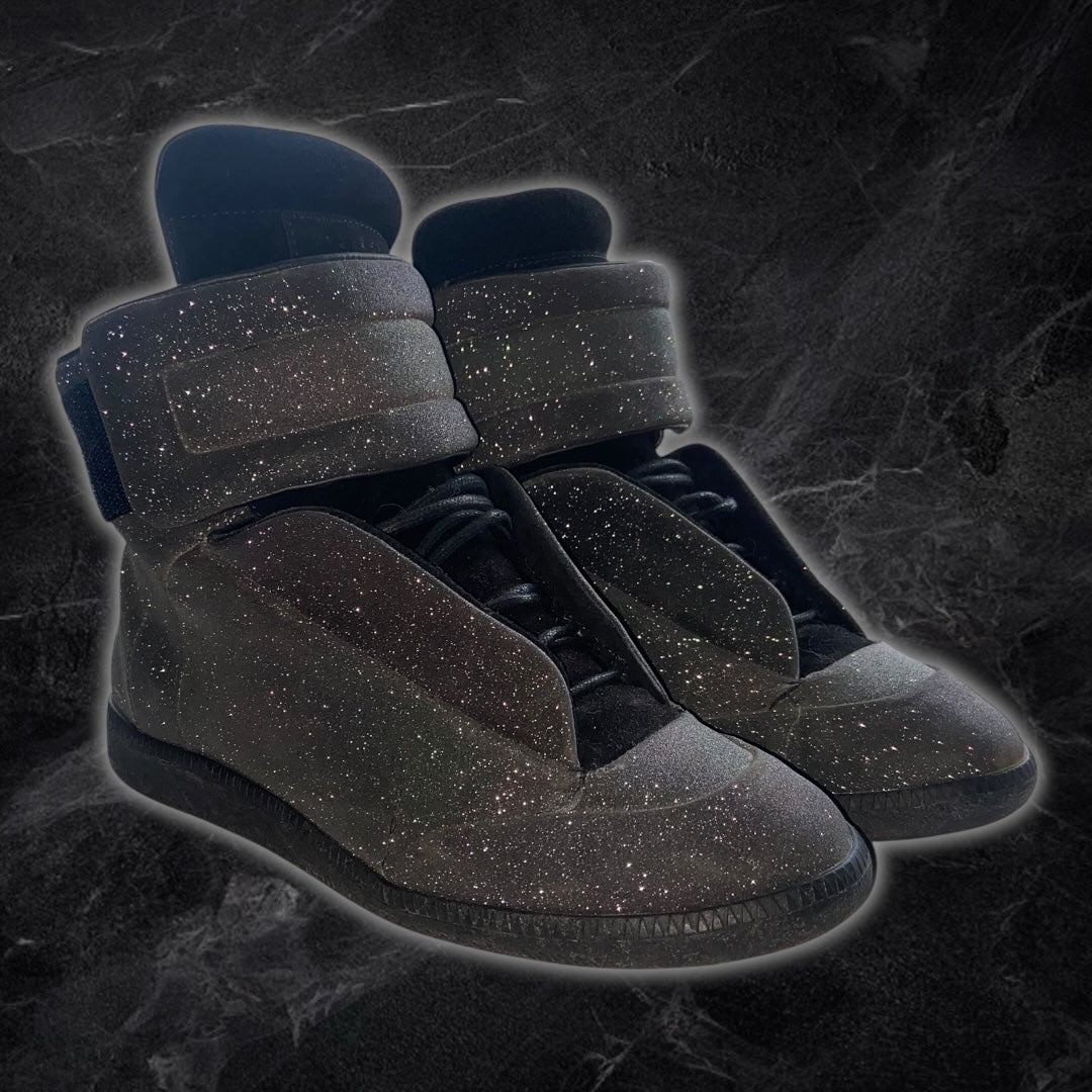 Black Glitter Margiela Futures