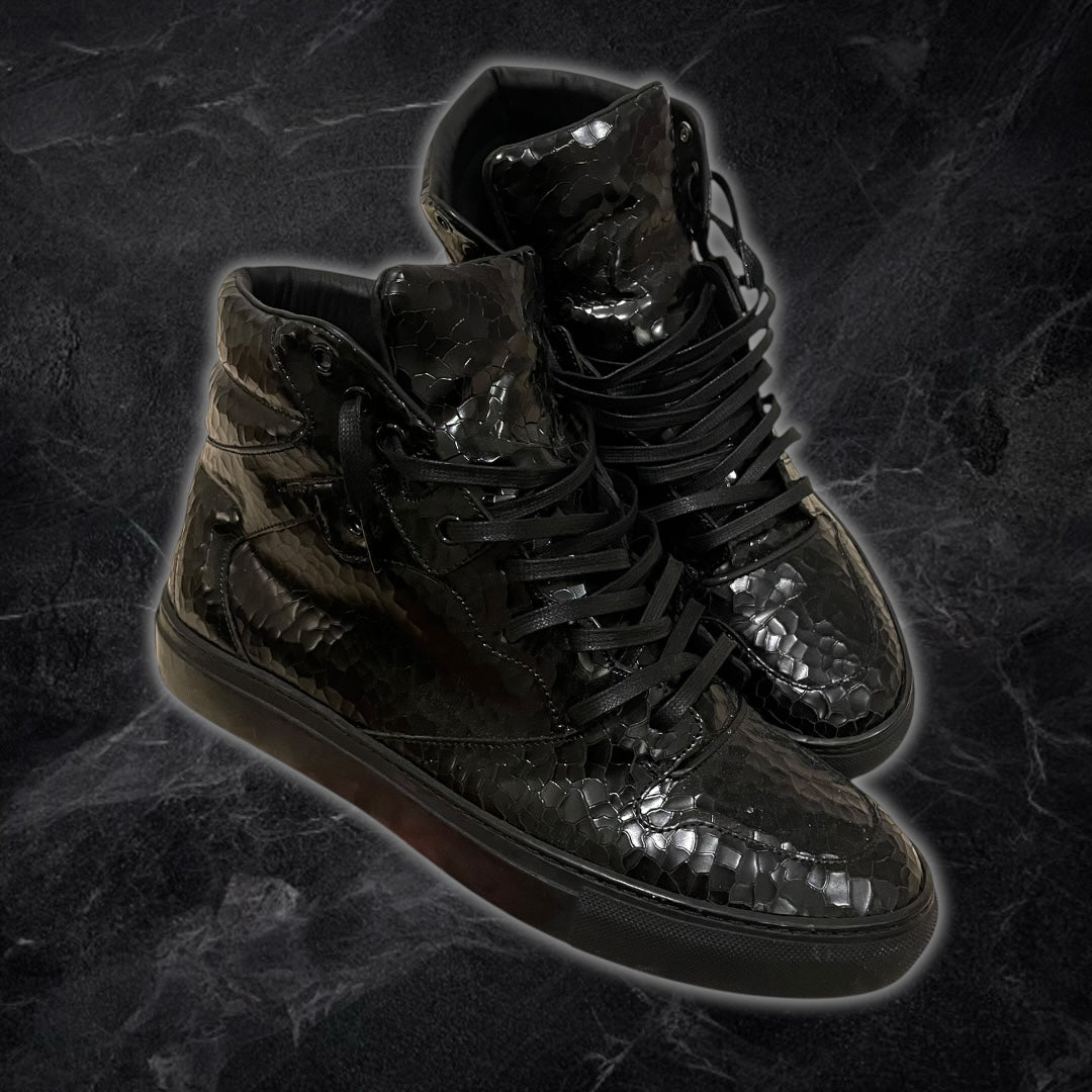 Balenciaga “Cracked Leather” High Tops