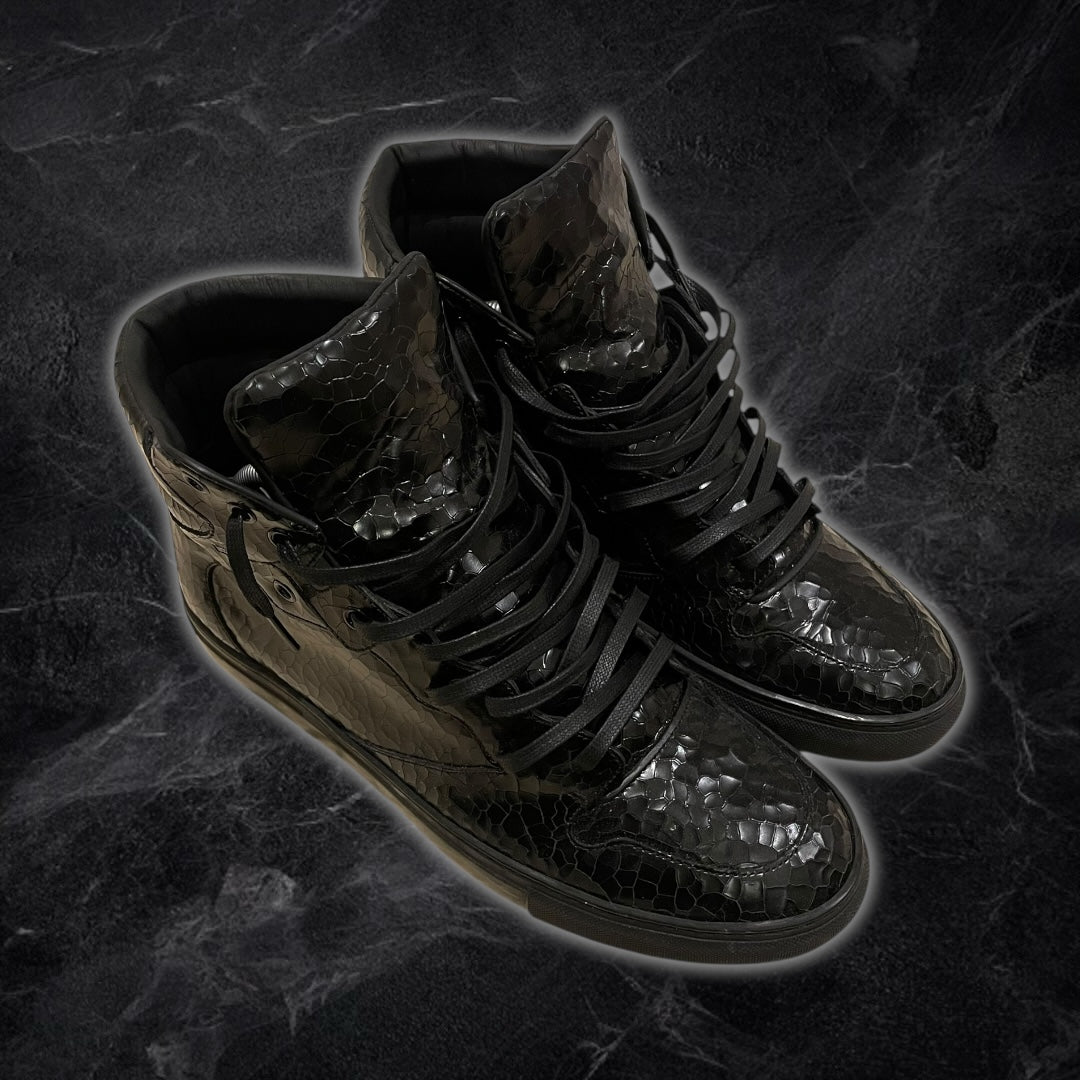 Balenciaga “Cracked Leather” High Tops