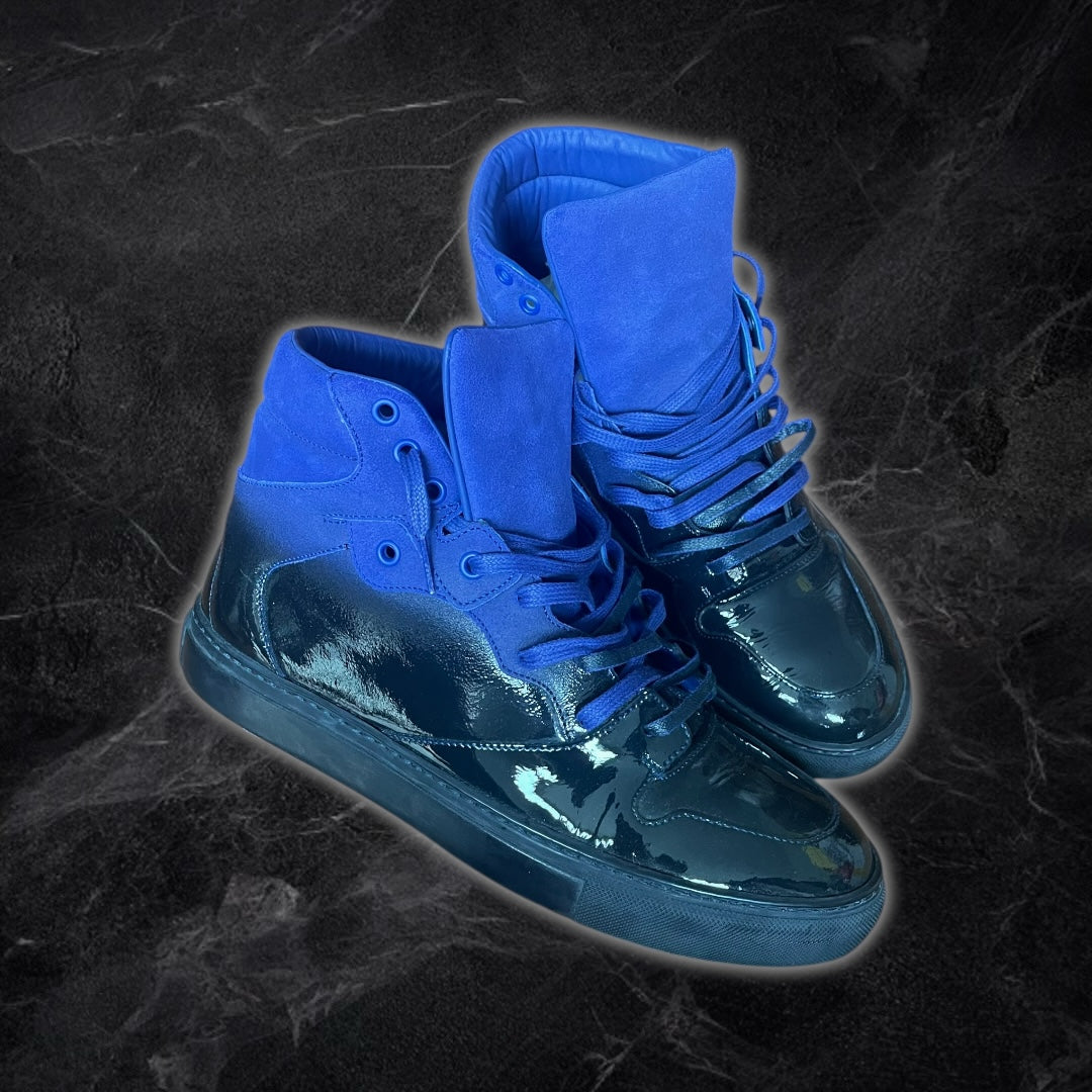 Balenciaga Gradient High Tops in “Bottega Veneta Blue”