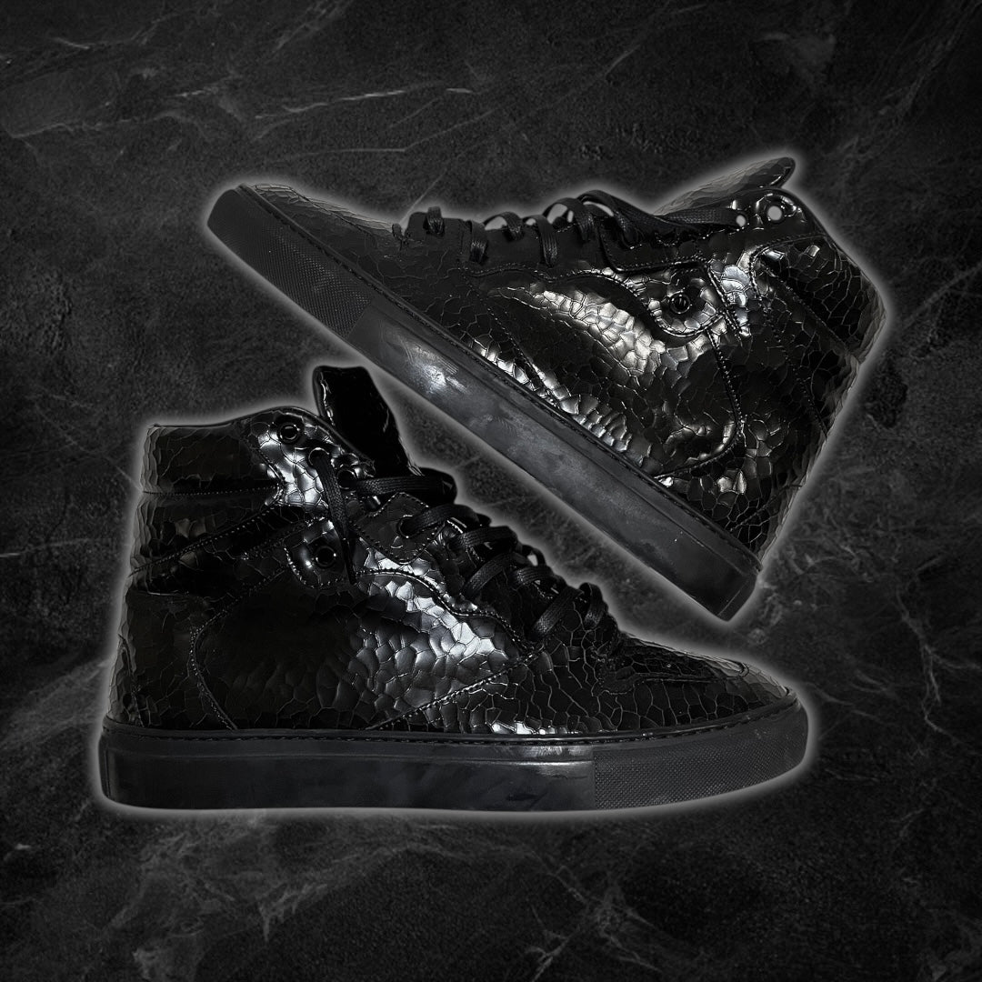 Balenciaga “Cracked Leather” High Tops
