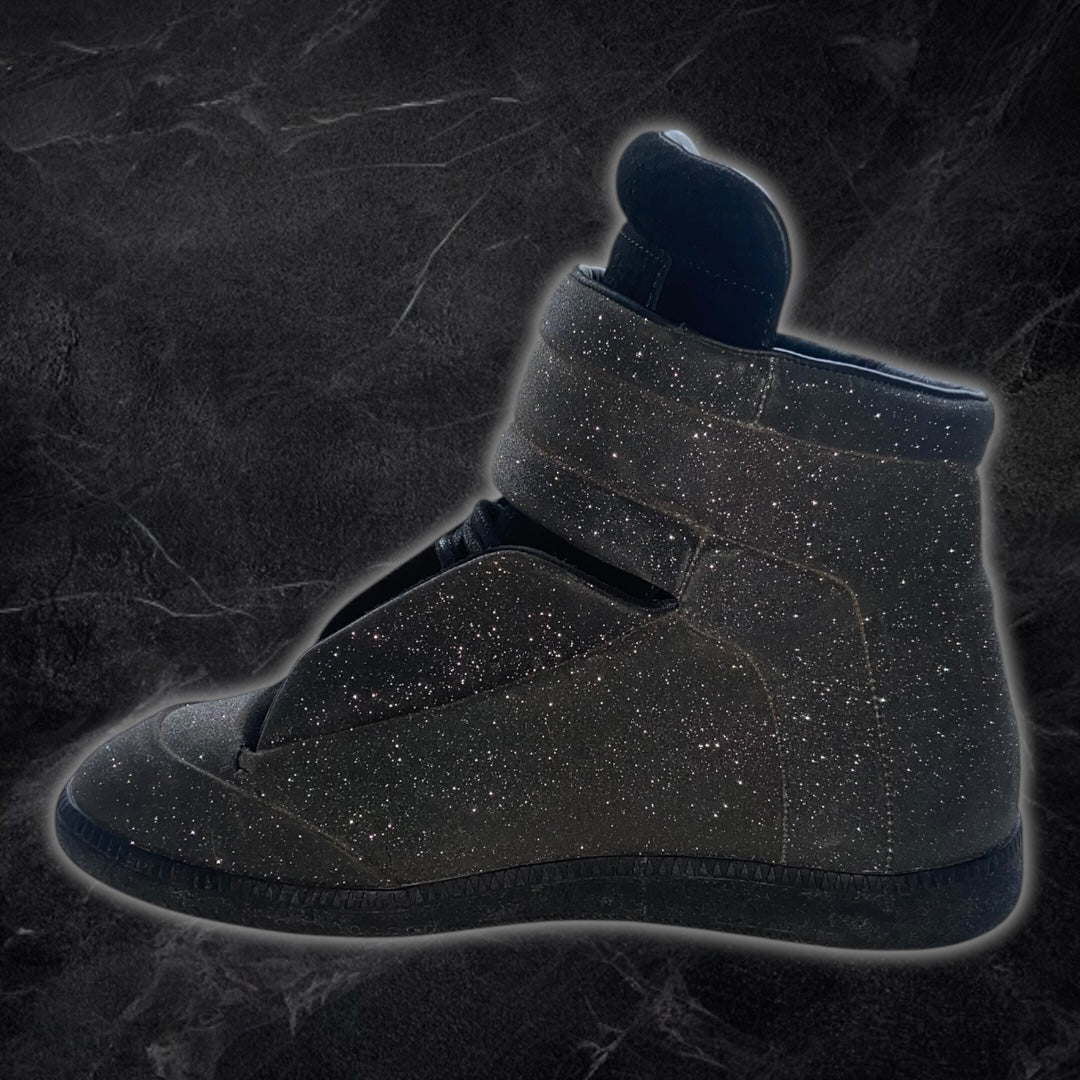 Black Glitter Margiela Futures
