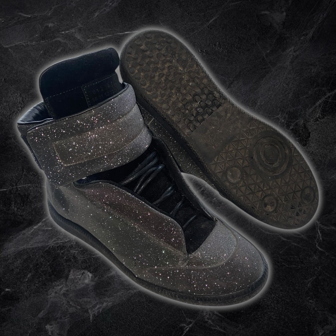 Black Glitter Margiela Futures
