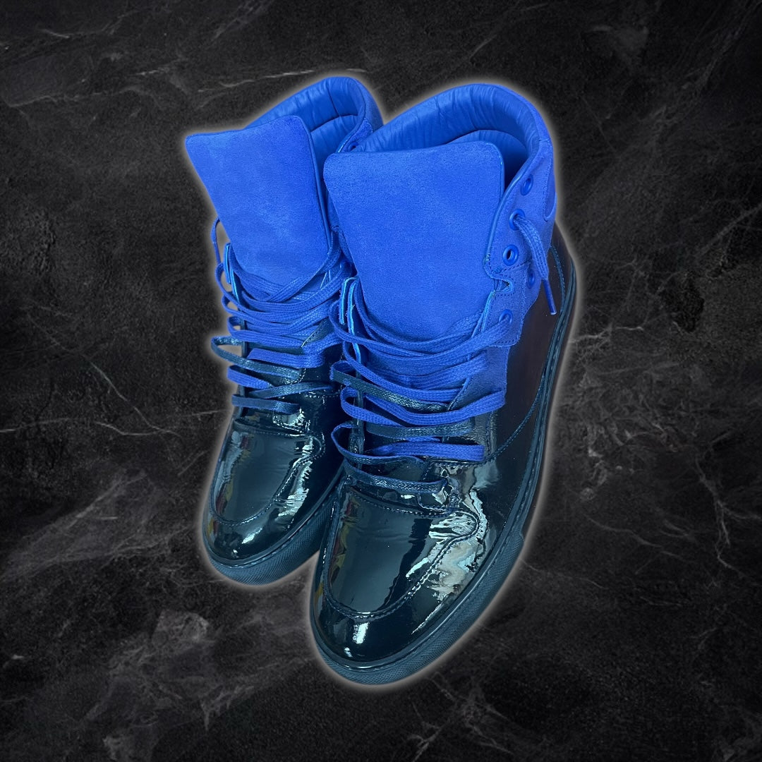 Balenciaga Gradient High Tops in “Bottega Veneta Blue”