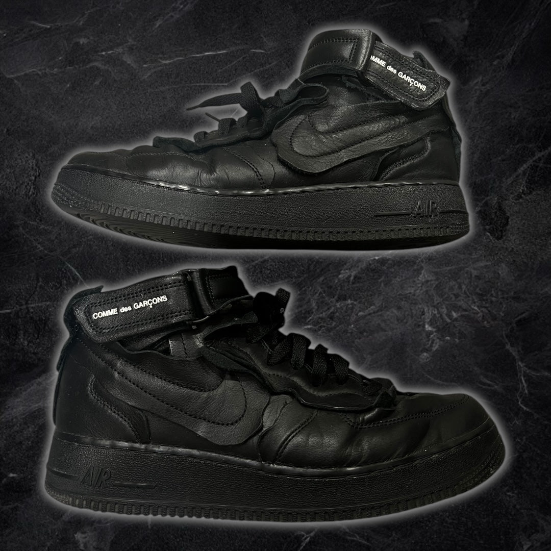 CDG Air Force 1’s (Black)