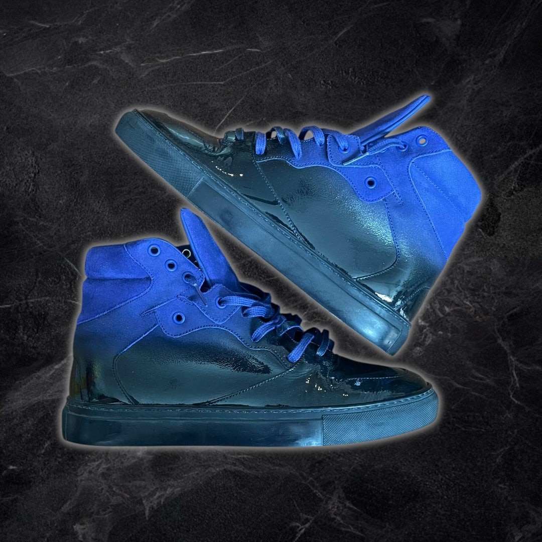 Balenciaga Gradient High Tops in “Bottega Veneta Blue”