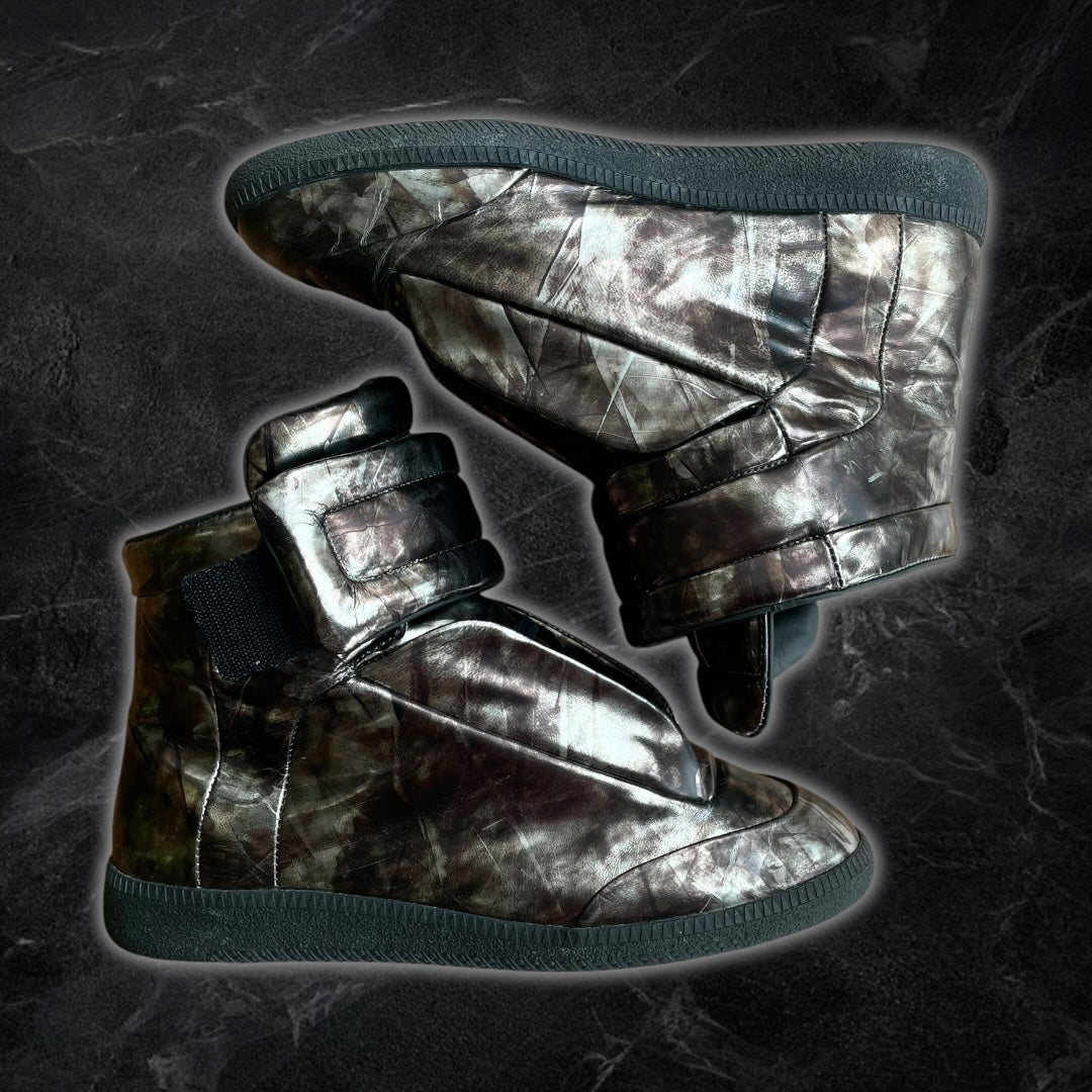 2016 Maison Margiela Future “Metallic Gunmetal” High Tops