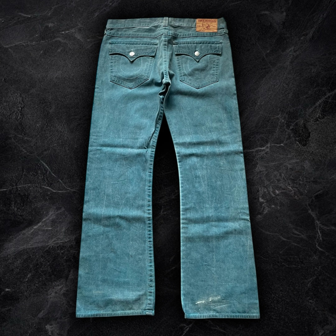 True Religion “Blue Overdye” Ricky Jeans
