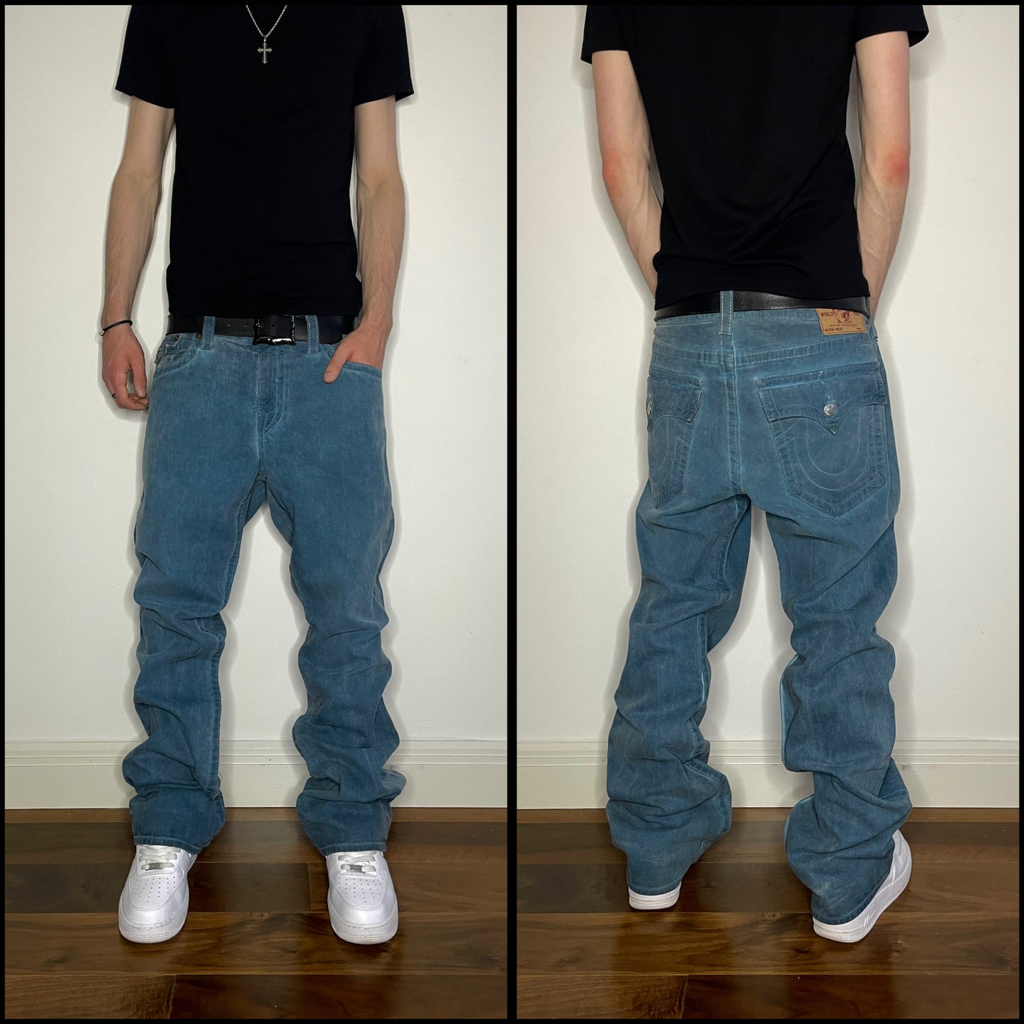 True Religion “Blue Overdye” Ricky Jeans