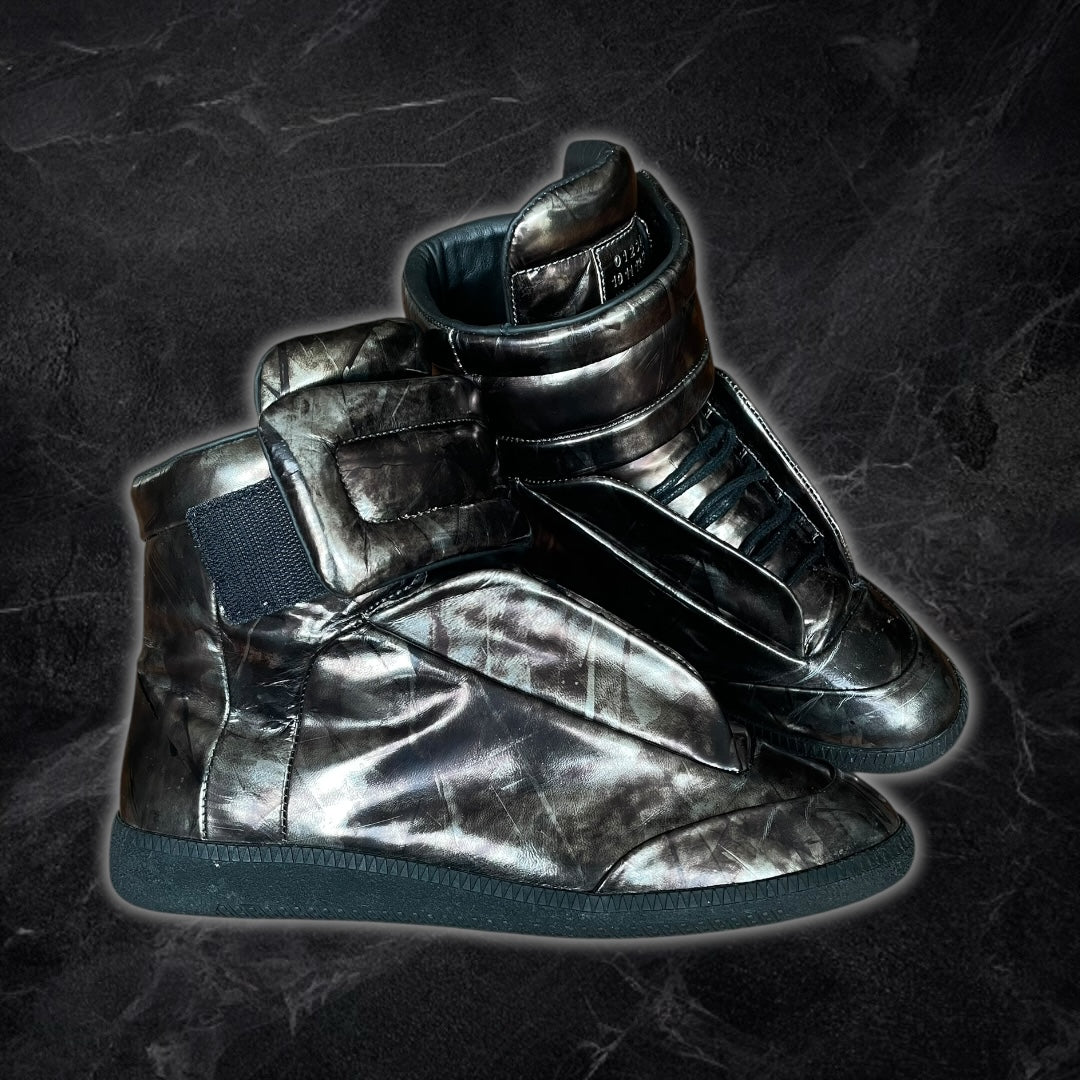 2016 Maison Margiela Future “Metallic Gunmetal” High Tops