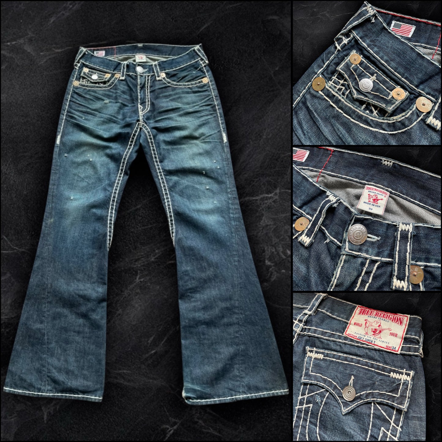 True Religion “Joey Super T” Jeans