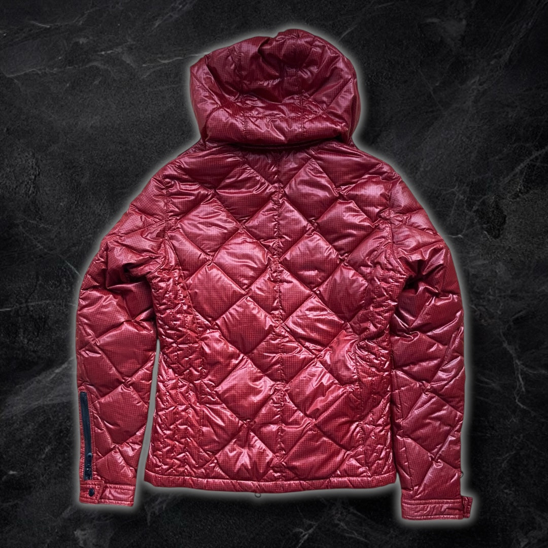 Japanese branded red face covering jacket