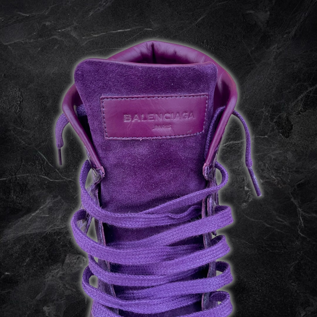 Balenciaga “Croc” High Tops (Purple)
