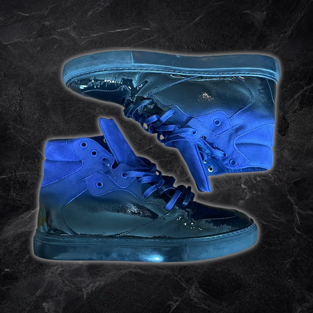 Balenciaga Gradient High Tops in “Bottega Veneta Blue”