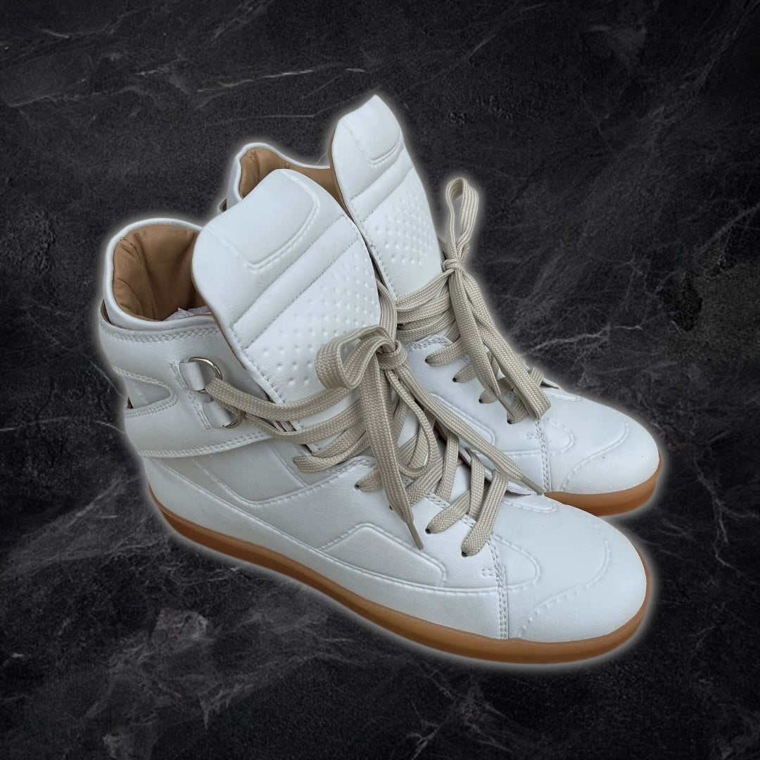 S/S09 Maison Margiela x H&M “Trompe l'œil high-top sneakers” (Wwhite)