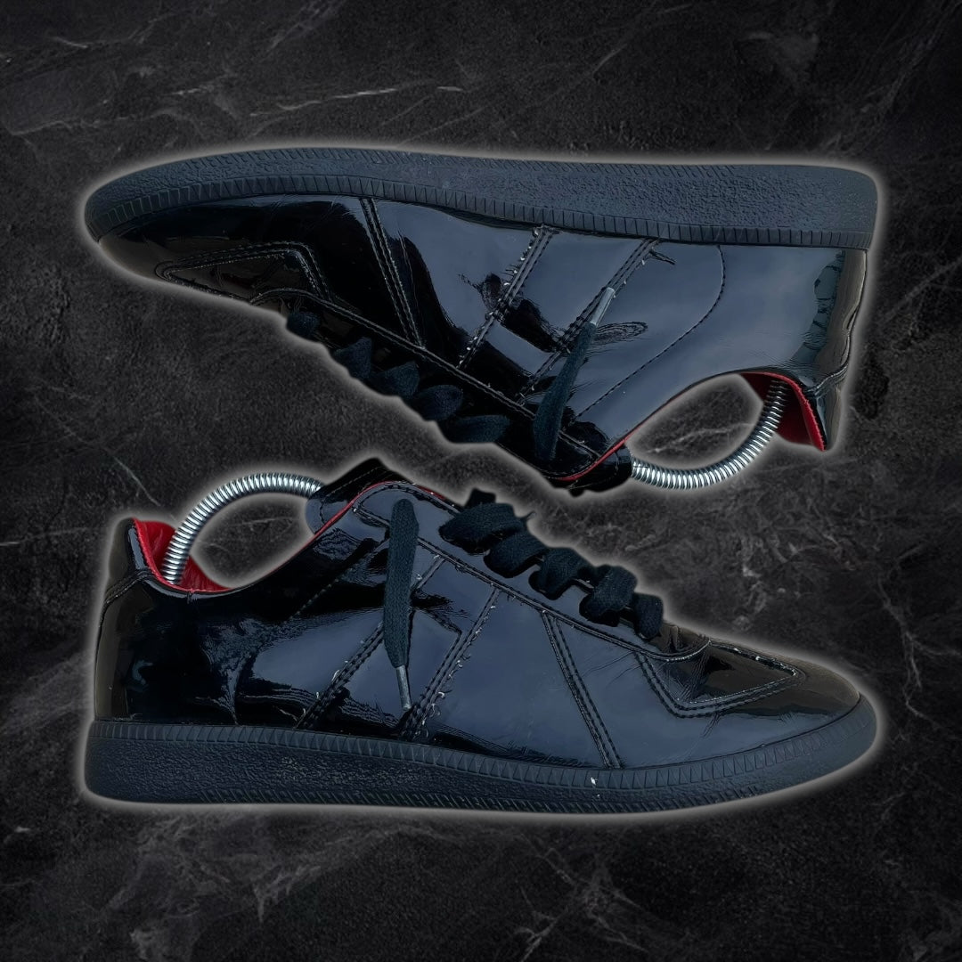 Maison Margiela “Patent leather” gat sneakers (black)