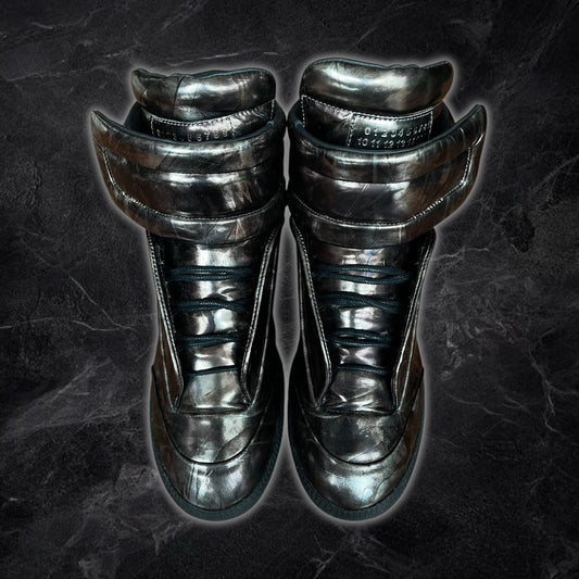 2016 Maison Margiela Future “Metallic Gunmetal” High Tops