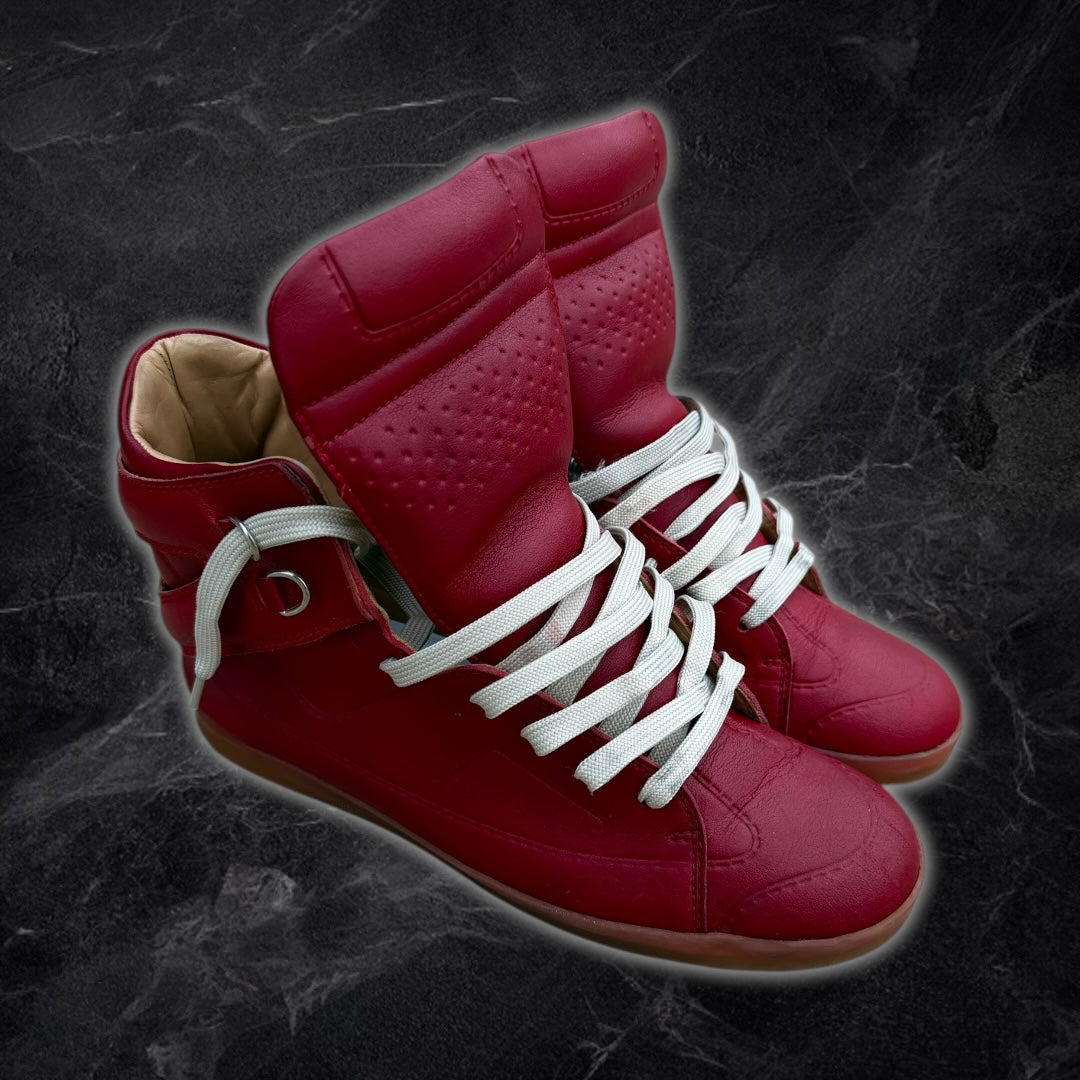 S/S09 Maison Margiela x H&M “Trompe l’œil high-top sneakers” (Red)