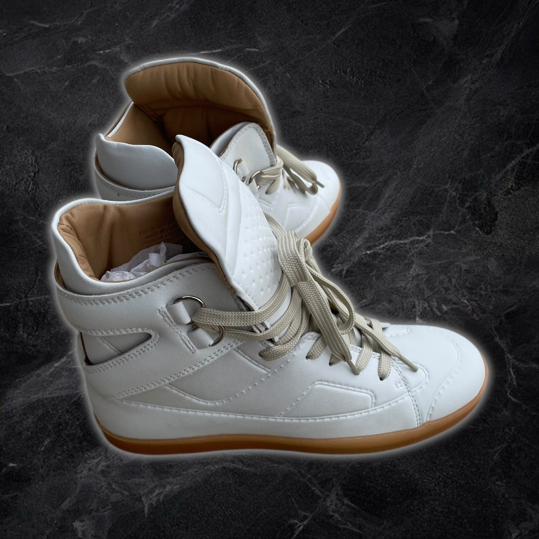 S/S09 Maison Margiela x H&M “Trompe l'œil high-top sneakers” (Wwhite)