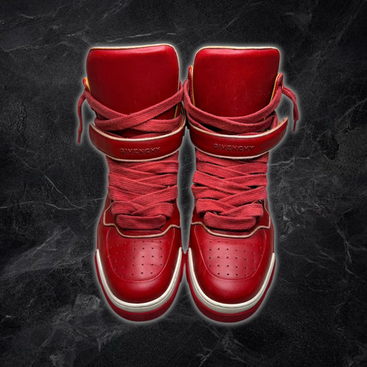 2015 Givenchy Tyson high top sneakers (Red)