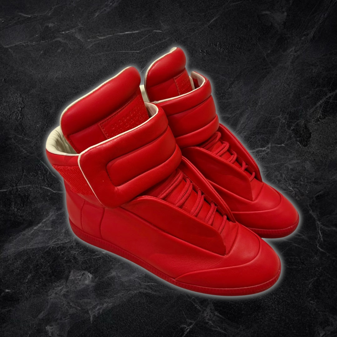 2016 Maison Margiela Future “Red” high top sneakers
