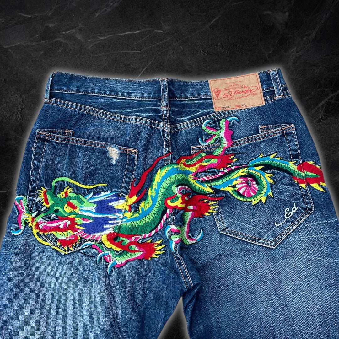 2008 Ed Hardy “Dragon” Denim