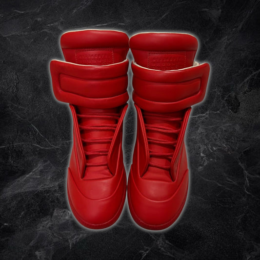 2016 Maison Margiela Future “Red” high top sneakers