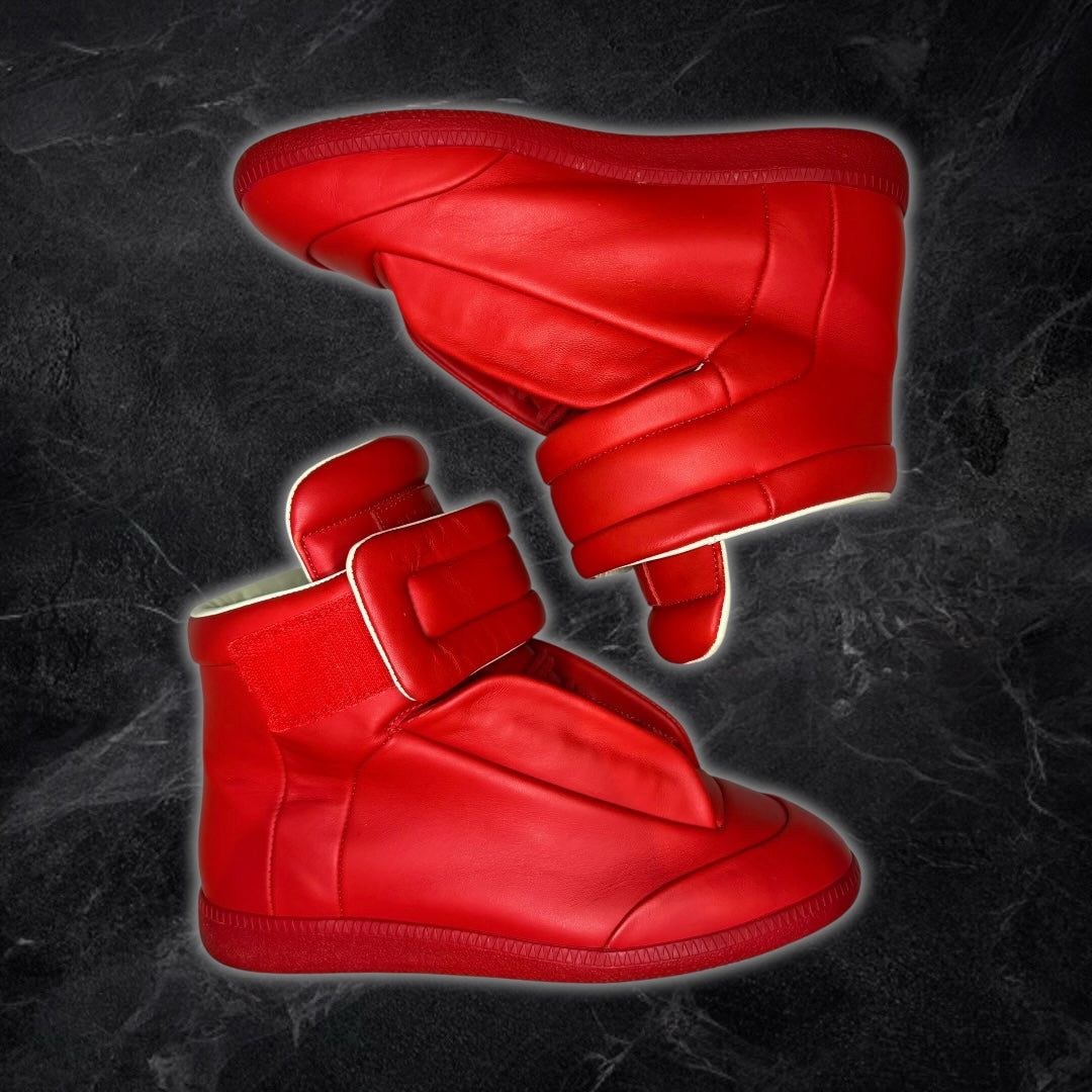 2016 Maison Margiela Future “Red” high top sneakers