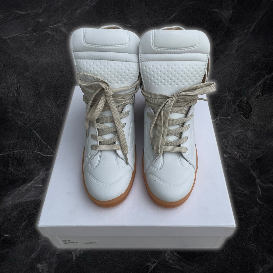 S/S09 Maison Margiela x H&M “Trompe l'œil high-top sneakers” (Wwhite)