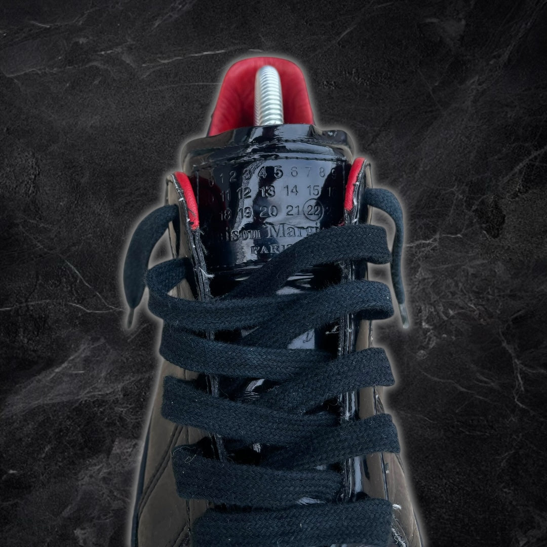 Maison Margiela “Patent leather” gat sneakers (black)