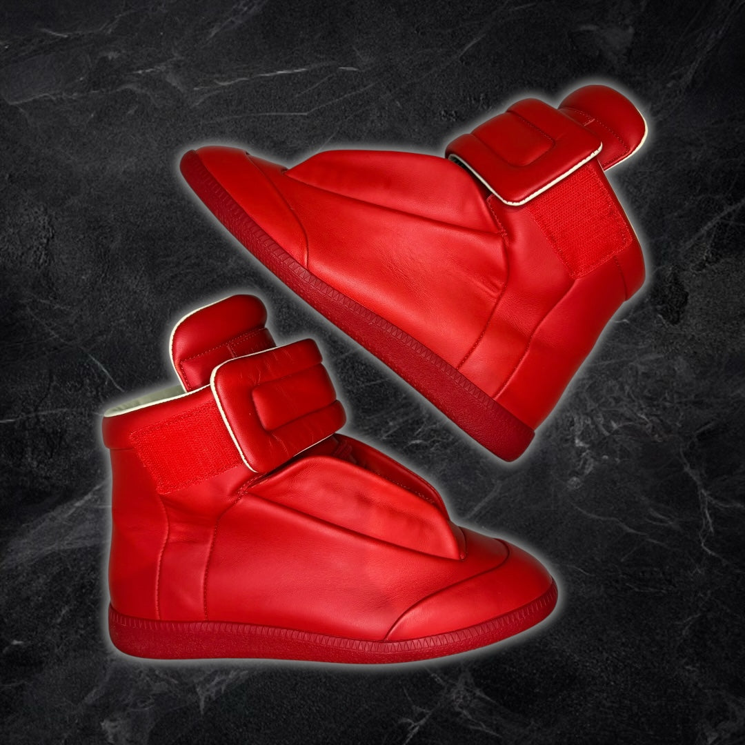 2016 Maison Margiela Future “Red” high top sneakers