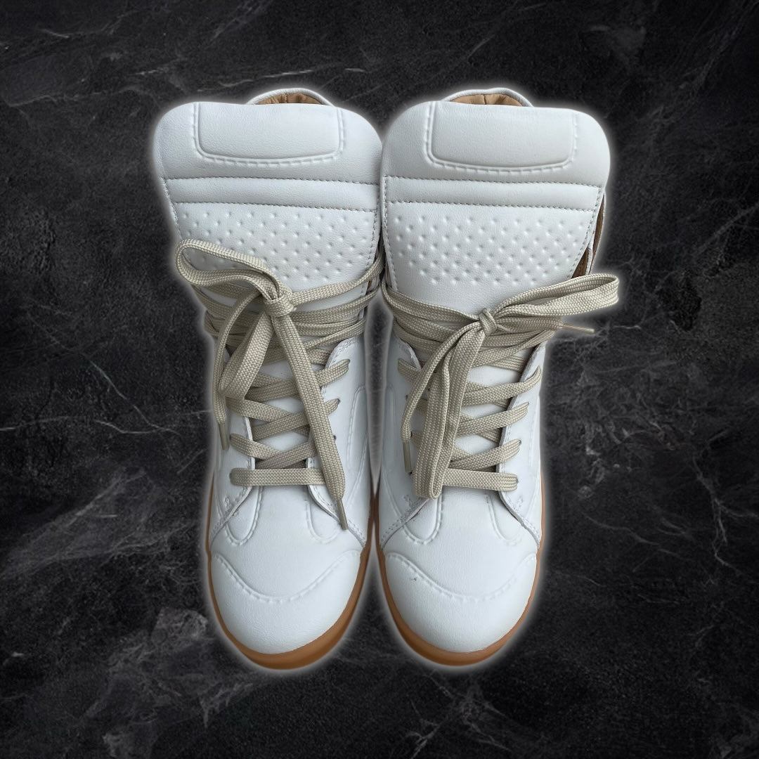 S/S09 Maison Margiela x H&M “Trompe l'œil high-top sneakers” (Wwhite)
